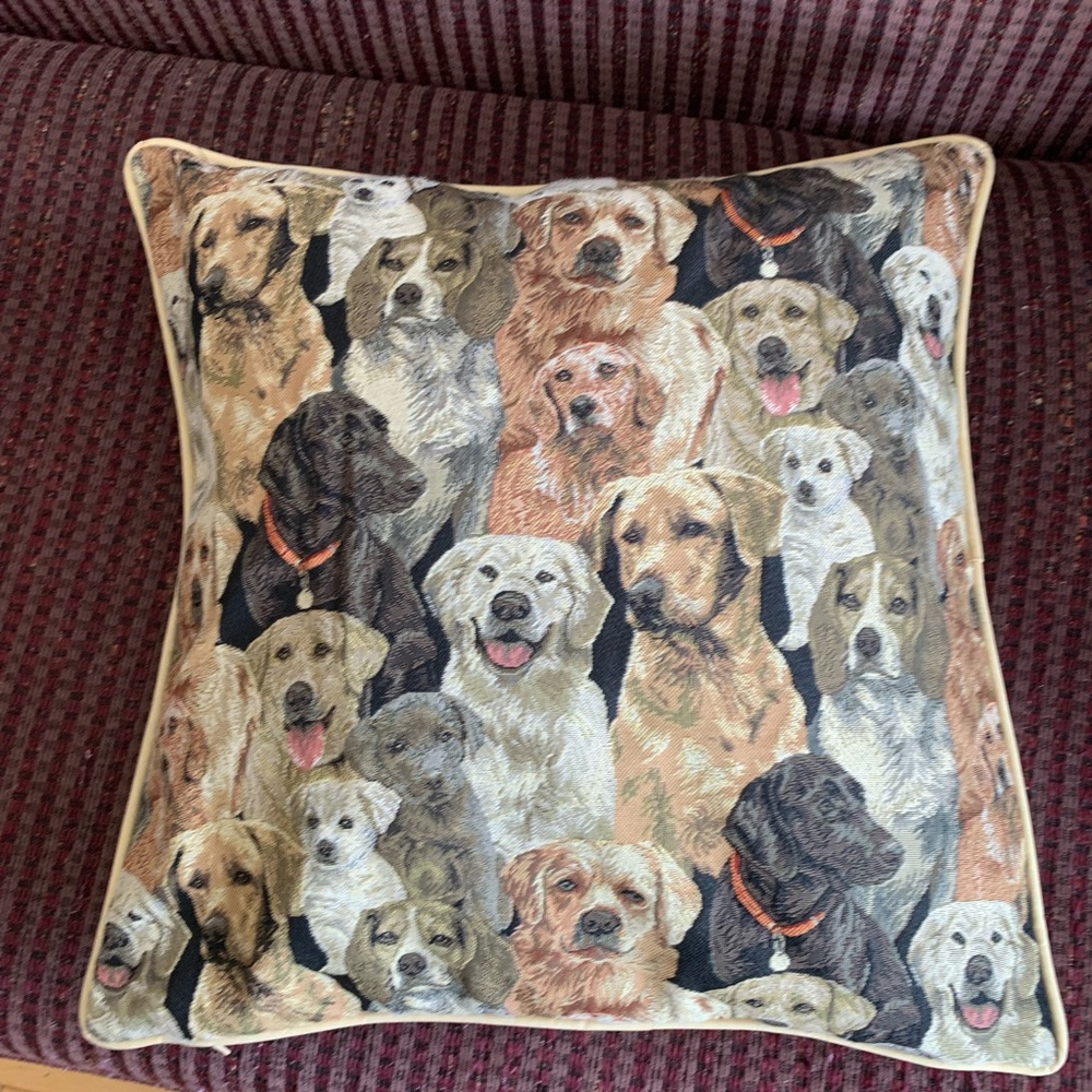 Dogs Cushion Cover - Picture 2 of 2